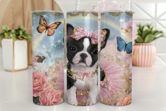 Bulldog 20 Oz Tumbler Sublimation