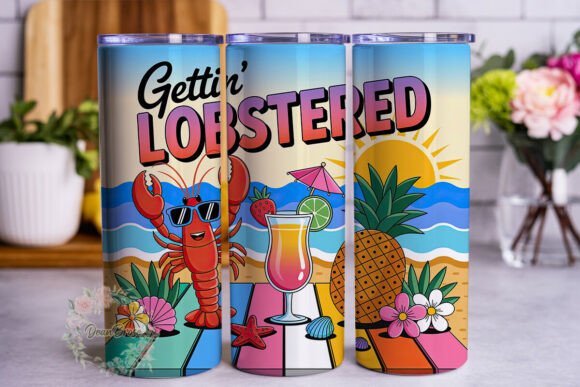 Gettin Lobstered 20oz Tumbler Wrap