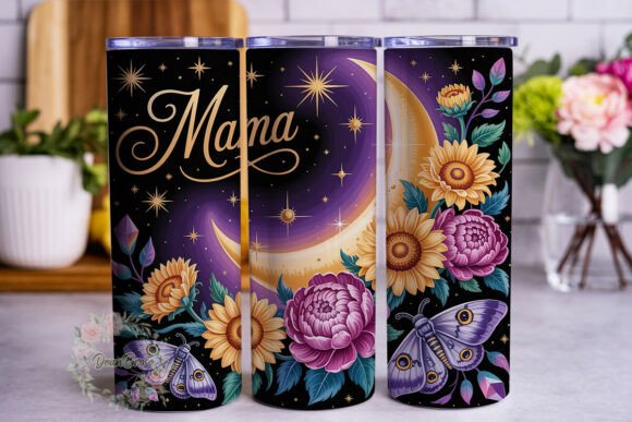 Mystical Sunflower Mama 20oz Tumbler