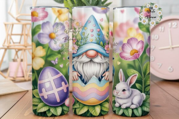 Pastel Gnome Bunny Easter 20oz Tumbler