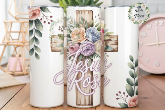 Review: Faith Rose Cross Tumbler Wrap PNG